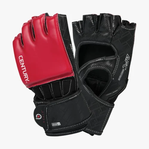 Century Brave Open Palm Gloves - Black/Red